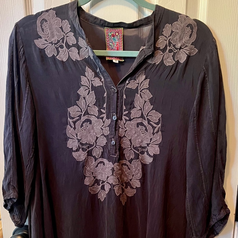 Johnny Was Silk shirt